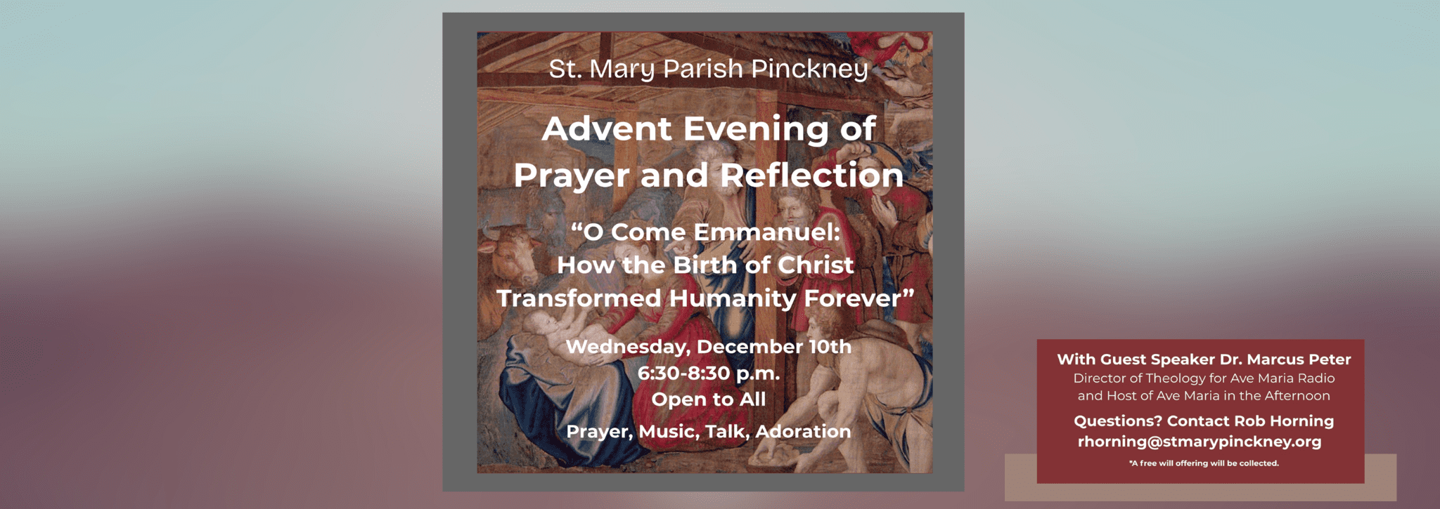 Advent Reflection Banner